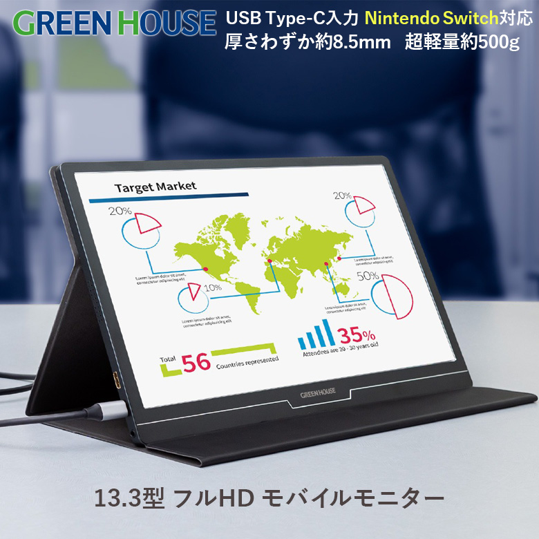 【機能以外に難あり】8.9インチ モバイルモニター【DG-NP09D】