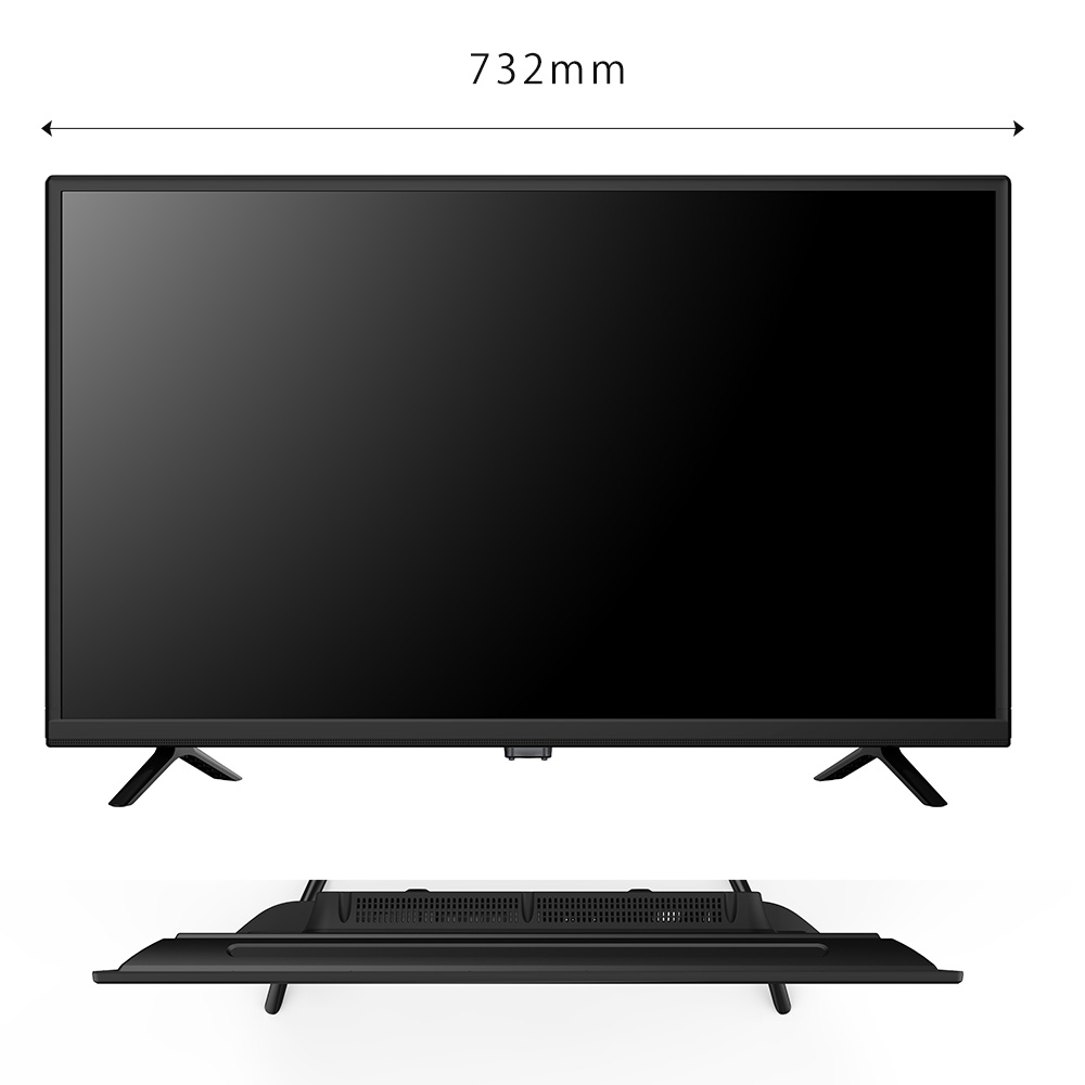 32型液晶テレビ HD Wチューナー 広視野角パネル HDMI×2 日本メーカー製